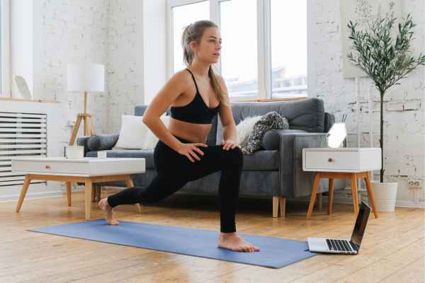 Woman exercising confidently after femiwand treatment Livingston